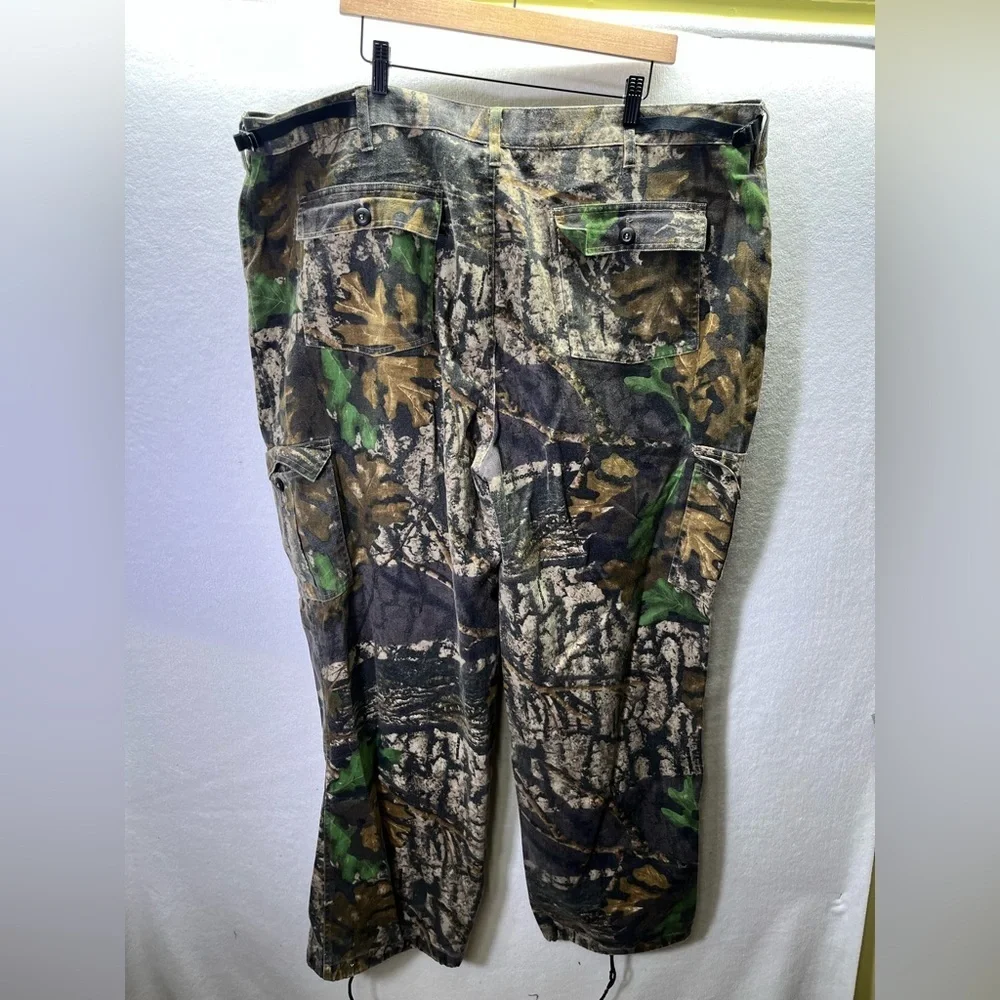 Jerzees Outdoors Camo Bigwoods Pants Mens 2XL Hunting Hunt‎ Woods Stretch 2381